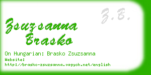 zsuzsanna brasko business card